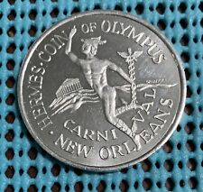 1985 Krewe of HERMES  .999 FINE SILVER Mardi Gras Doubloon picture