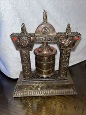 Potala Design Tibetan Prayer Wheel Incense Burner (missing Tray) picture