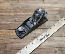 Vintage Stanley Sweetheart Knuckle Joint Cap Lower Angle Block Plane Early Type picture