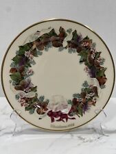 LENOX COLONIAL CHRISTMAS WREATH PLATE 1992 North Carolina  picture
