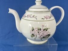 Vintage 2002 Martha Stewart MSE Teapot With  Pink Hydrangea 7.5