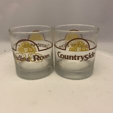 Vintage Bar Glass Rocks Countryside Reading Room advertising cocktail glass picture