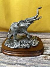 Vintage 1979 Chilmark Fine Pewter African Elephant by Don Polland picture