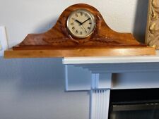 Koa Wood Mantel Clock Made in Hawaii by Brian and Truly a Gorgeous 1 of a Kind picture