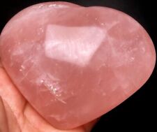 533g Natural Rose Quartz heart crystal for love jewellery making pink gemstone picture