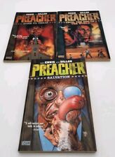 Lot Of 3 Preacher Books: Vol 1 2 7 DC Vertigo TPB Graphic Novel Comic Books picture