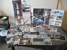 NASA APOLLO SATURN SKYLAB POSTERS/FLOWN COINS (8/11)+BOOKS+PHOTO CARDS+PATCHES++ picture