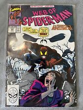 Web of Spider-Man (1985 series) #63 in Near Mint condition. Marvel comics [t  picture