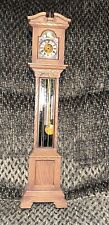 Avon California Perfume Co 10” Grandfather Clock  Figurine Wood Grain Plastic picture