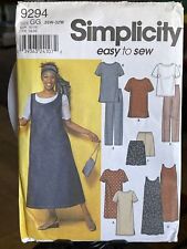 *UNCUT* 2000 Vintage Simplicity #9294 - Dress, Top, Pants, Shorts - Sz: 26w-32w picture