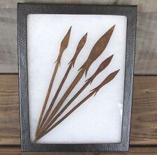 5 Iron Age Bura Culture Spear Points framed spears arrowheads arrows Africa OLD picture