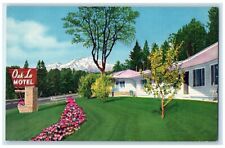 c1950's View Of Oak Lo Motel Dunsmuir California CA Unposted Vintage Postcard picture