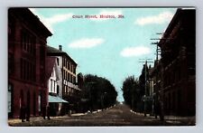 Houlton ME-Maine, Court Street, Advertisement, Antique, Vintage Postcard picture