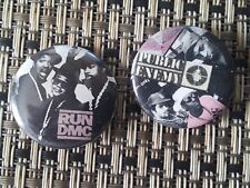 2- Vintage Hip Hop Buttons picture