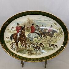 Weatherby Hanley England royal falcon ware Hunting Scene picture