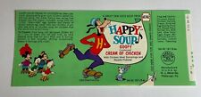 1960's Disney GOOFY Happy Soup Can Label Heinz picture