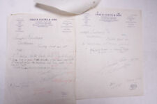 1934 Lamson Goodnow Chas R Coates Sons Baltimore MD Signed Ephemera P507L picture