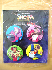 SHE-RA AND THE PRINCESSES OF POWER NETFLIX BUTTON PIN SET OF 4 2018 DREAMWORKS picture