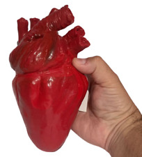 Deluxe BLOODY RED RUBBER HEART Realistic Latex Fake Halloween Prop Human Gag Pro picture