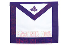 Masonic Royal & Select Master 100% Lambskin Apron - Exquisite Craftsmanship picture