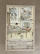 Postcard Comic Randolph Caldecott Royal King Counting Money Vintage PC picture