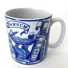 The Spode Blue Room Collection Coffee Mug Accountant Lucre Rationibus Damnum picture