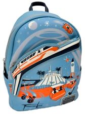 NWT Disney Parks Tomorrowland Space Mountain Peoplemover Loungefly Backpack  picture