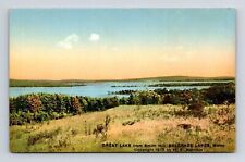 Great Lake From Smith Hill Belgrade Lakes Maine ME Antique Postcard UNP Unused picture