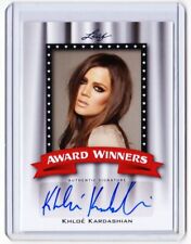 Khloe Kardashian 2011 Leaf Pop Century Autograph Card - Award Winners Auto picture