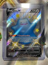 Pokemon Card Ditto V SV118/SV122 Shining Fates Full Art Rare Near Mint picture