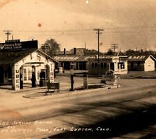 RPPC Penfolds Powerine Gas Service Station Fort Lupton CO Postcard F15 picture