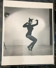 1960s Bunny Yeager Eric Kroll - Bettie Page - Devil Pin-Up Photo - Stamped picture