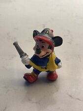 Vintage Mickey Mouse Fireman Disney Applause PVC Toy Cake Figure picture