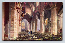 Interior of St. Giles Church Edinburgh Raphael Tuck's Oilette Postcard picture