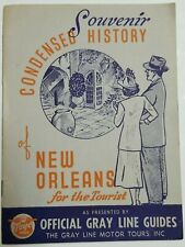 Vintage New Orleans History Gray Line Souvenir Travel Guide Book Krewes A3 picture