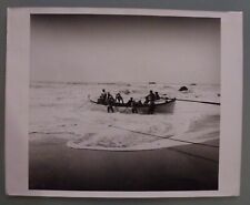 Vintage Boat Life Saving Crew Ocean Beach SF Maritime Museum Glossy Photo picture