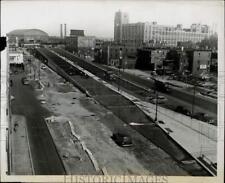 1952 Press Photo Construction of ramps to Somerville & Medford, Sullivan Square picture