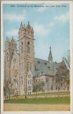 Postcard Cathedral Madeleine Salt Lake City Utah UT  picture