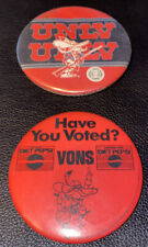 VINTAGE UNLV BASKETBALL PEPSI VONS PROMOTIONAL PIN PINBACK BUTTON LOT picture