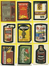 Lot 22 Topps 1973 Wacky Packages Series 3 Tan Backs (2 dupes) Writing on Back picture