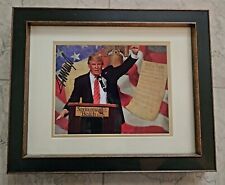 Donald Trump Autographed Framed Photo picture