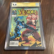 Venom The Madness #3 Marvel Comics CGC 9.4 Signed By Kelley Jones picture