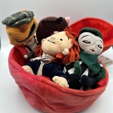 JAMES & THE GIANT PEACH - Plush Bean Bag Set of 4 in Peach - Roald Dahl - NWT picture