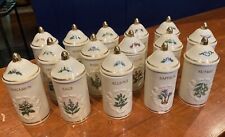 Lenox, set of 15 Spice Garden Jars, 1992 picture