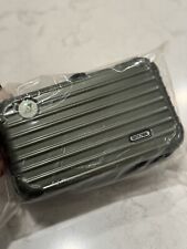 NIB Eva Air Olive Green Rimowa First Class Hard Case Travel Toiletry Amenity Kit picture