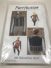 Vintage Sewing Pattern Purrfection Artistic Wearables 1014 Versatile Vest picture