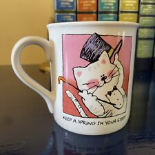Vintage 1985 Hallmark Mug Mates Featuring Cats picture