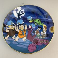 Warner Brothers FLINTSTONES  Water Buffalo Party  Plate Retired Numbered picture