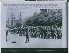 1969 Chilean Army Troops To Quell Regimental Rebellion Protests Wirephoto 6X8 picture