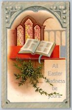 All Easter Gladness 1908 Spokane Washington Embossed German Made Postcard picture